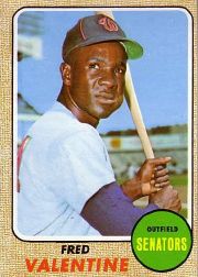 1968 Topps Baseball Cards      248     Fred Valentine